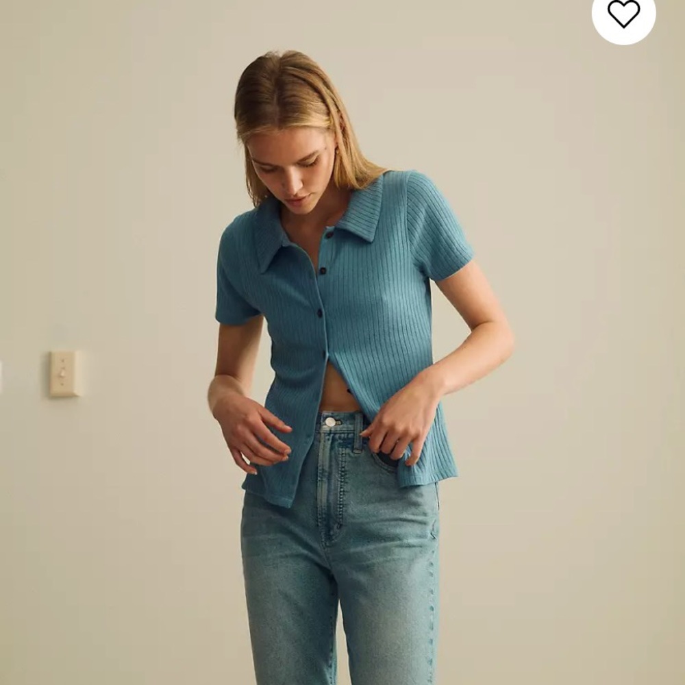 Madewell Button Up Polo